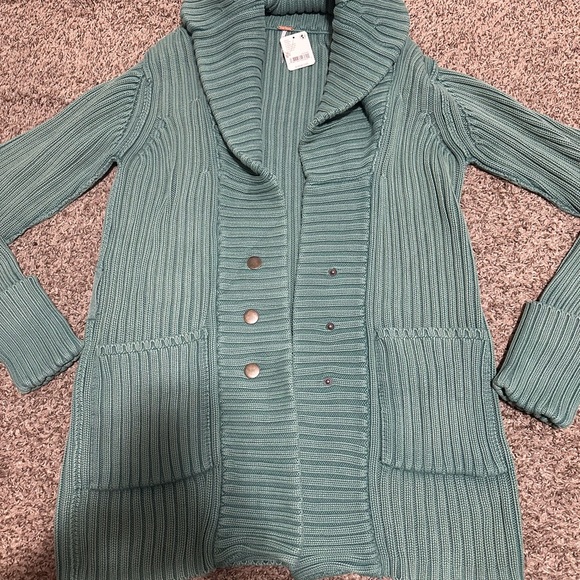 Free People Ryanne Long Haul Cardigan size medium - Picture 3 of 7